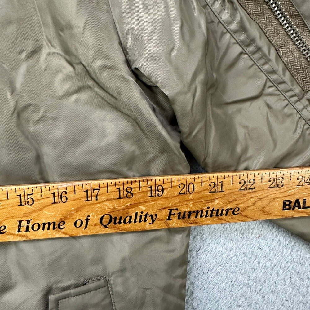 Java Monster Mens Small Jacket Bomber Olive Green… - image 8